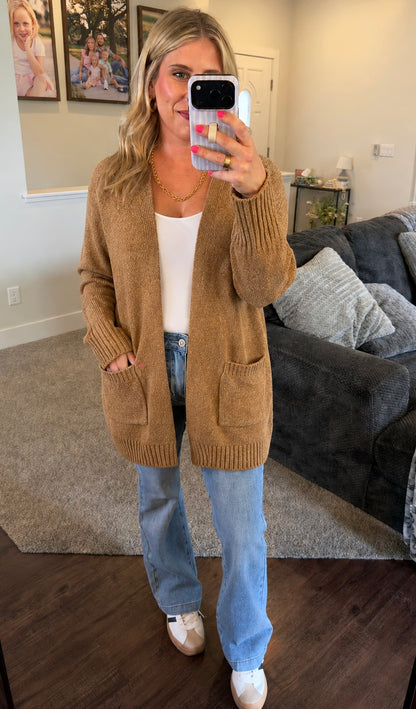 Open Front Sweater Cardigan