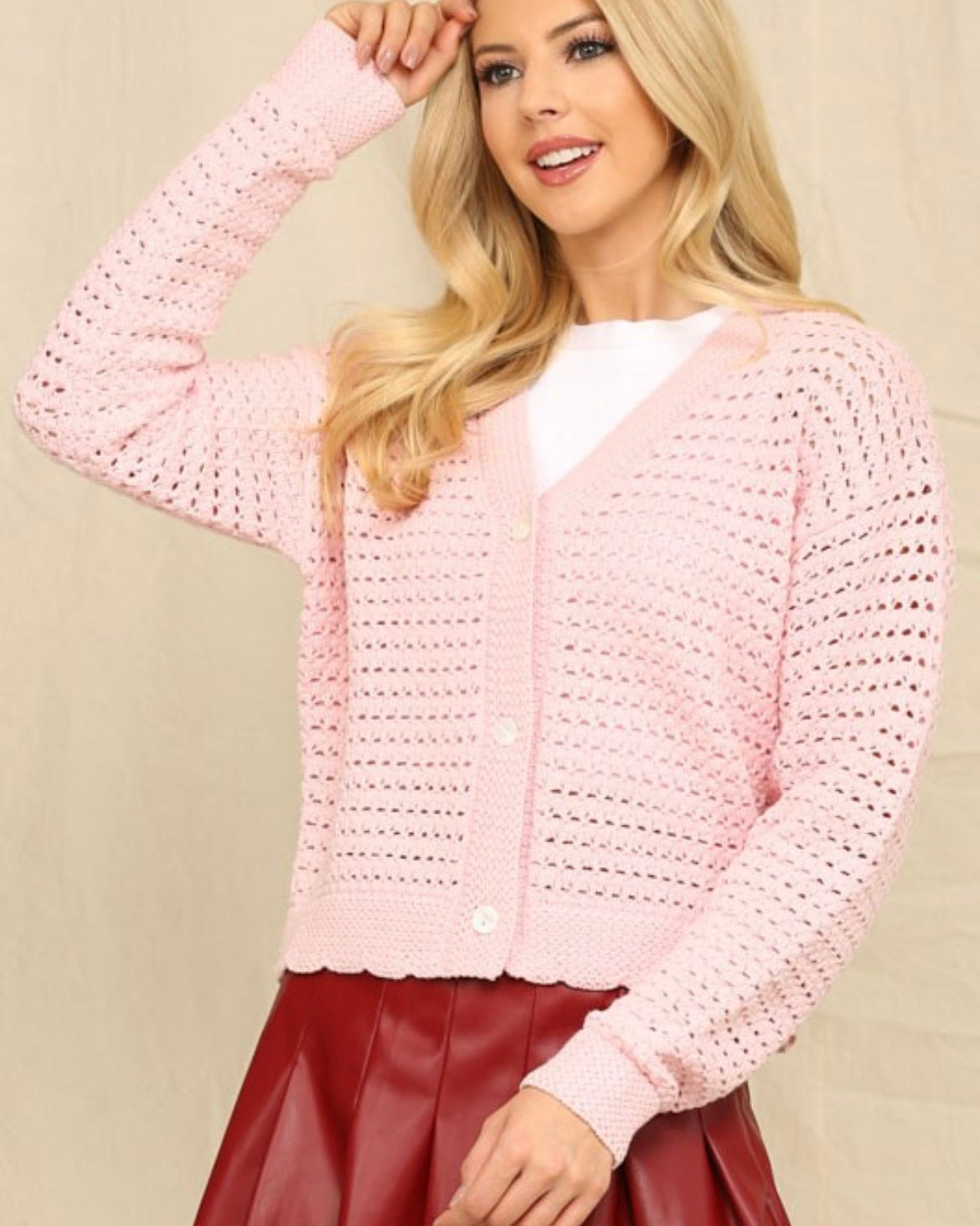 Textured Lightweight Cardigan