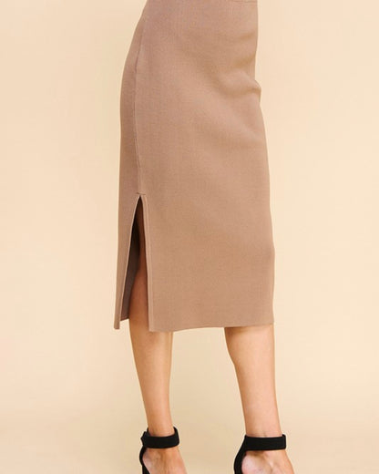 A-Line Midi Skirt