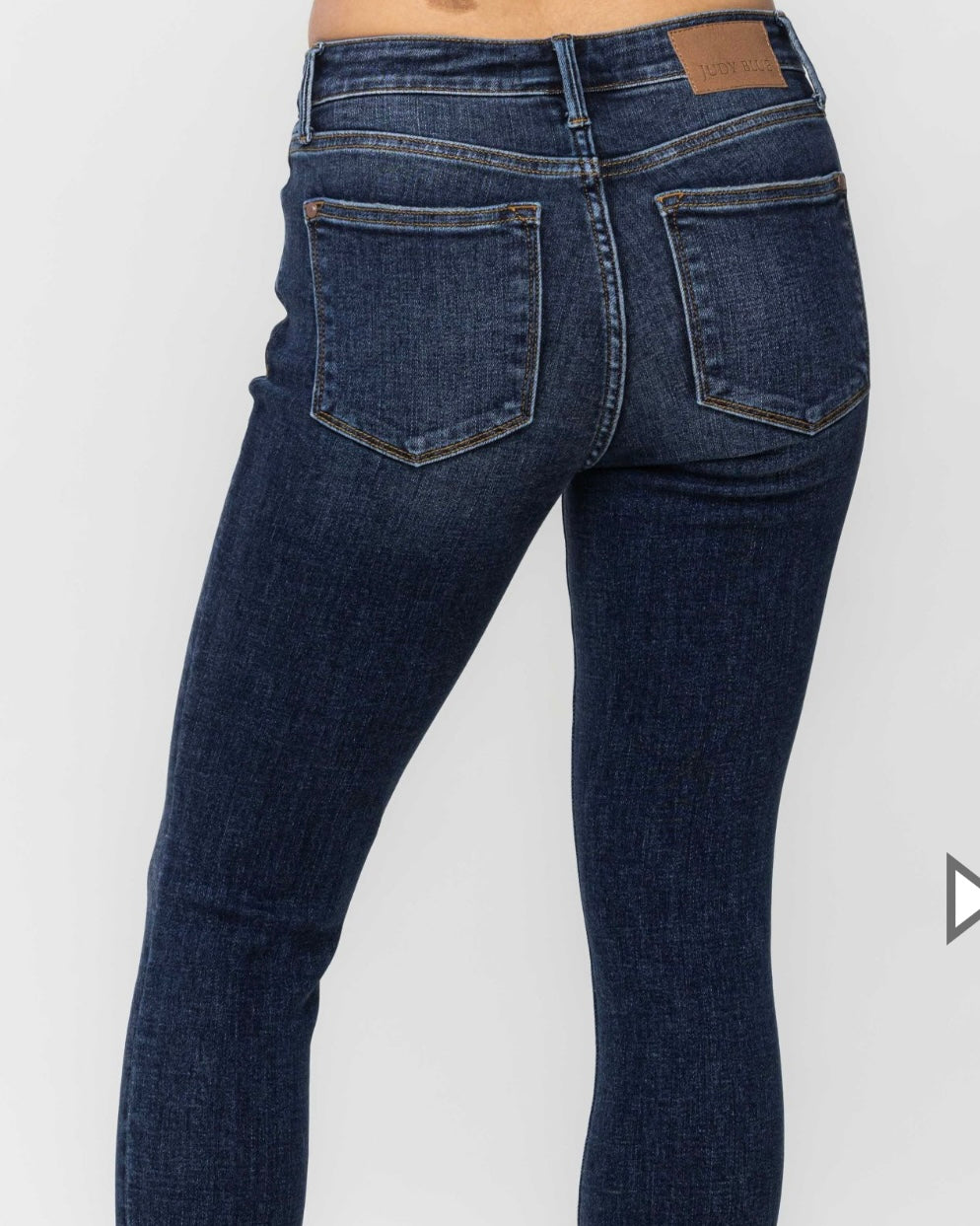 MidRise Vintage Raw Hem Skinny