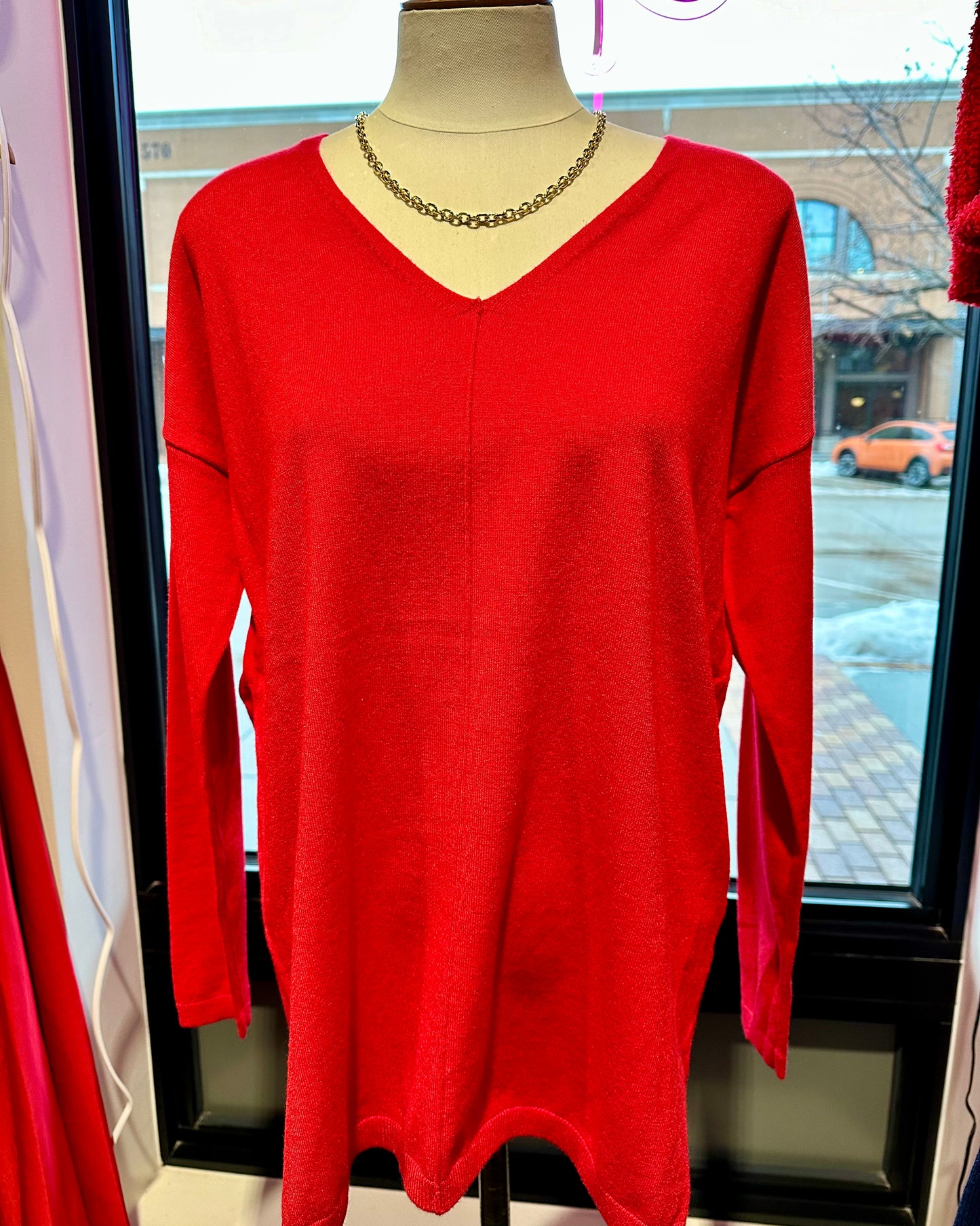 Center Seamed Super Soft Pullover