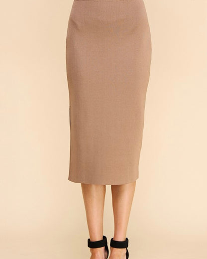 A-Line Midi Skirt