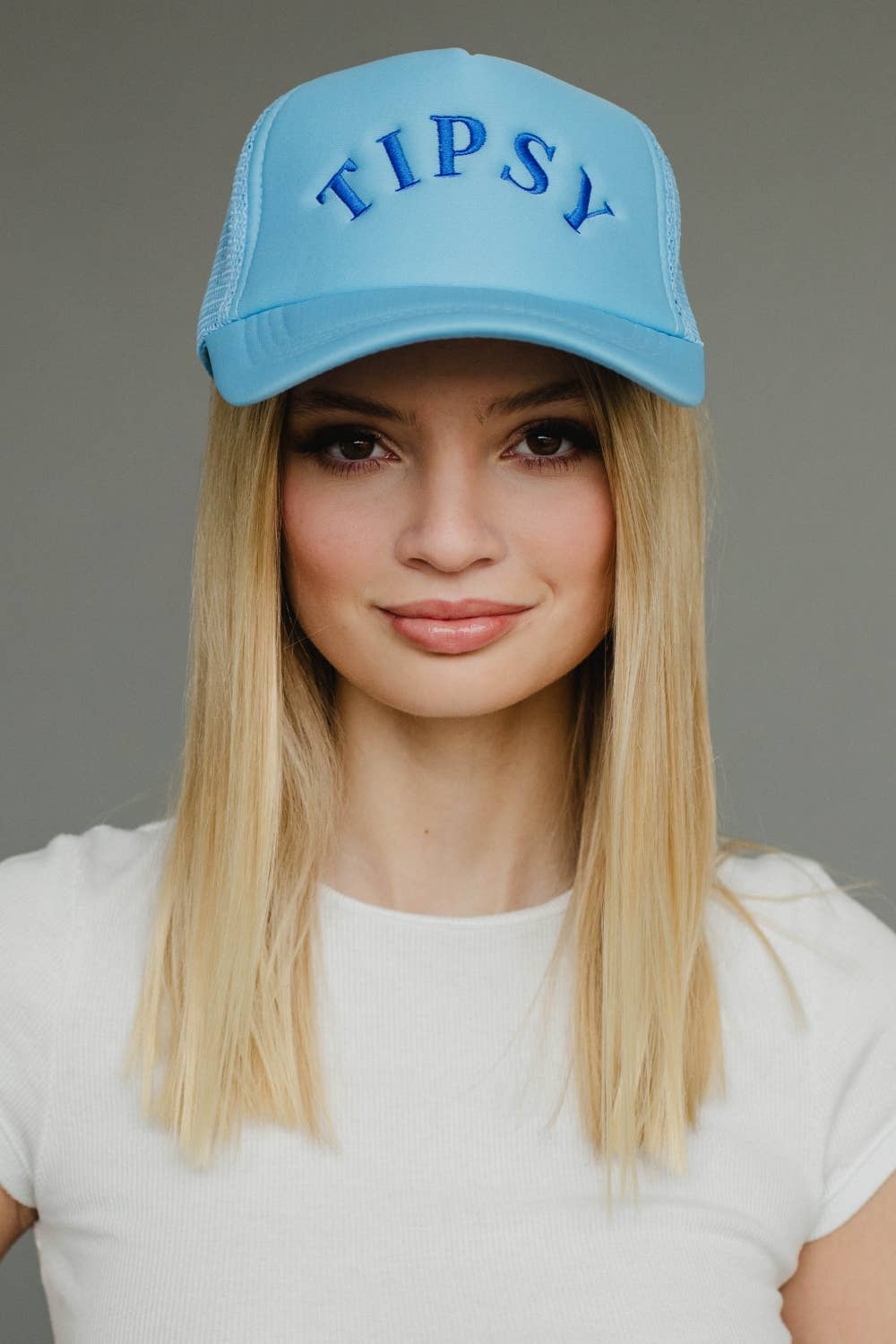 Lt. Blue Tipsy Trucker Hat
