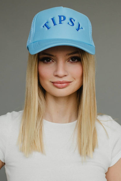 Lt. Blue Tipsy Trucker Hat