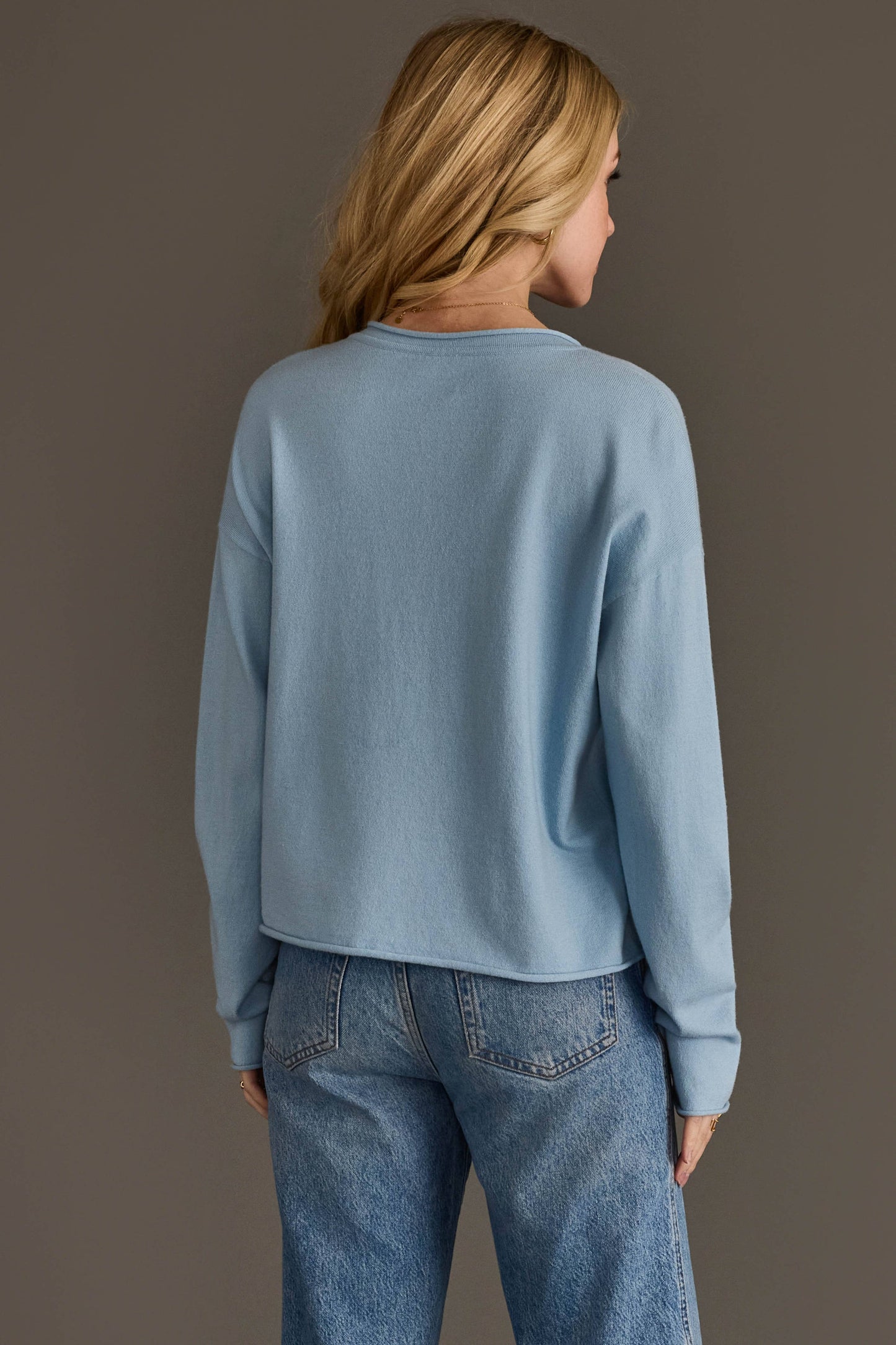 Lt. Blue Button Up Cardigan