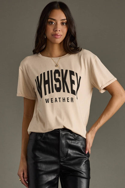 Tan Whiskey Weather Tee