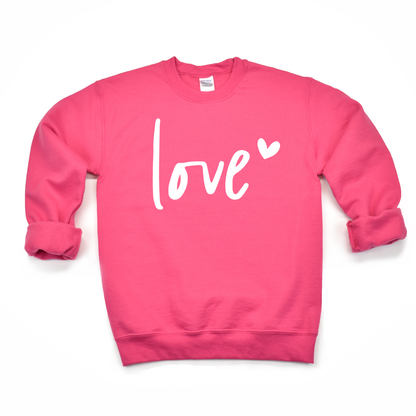 Love XOXO Valentine Crewneck Sweatshirt