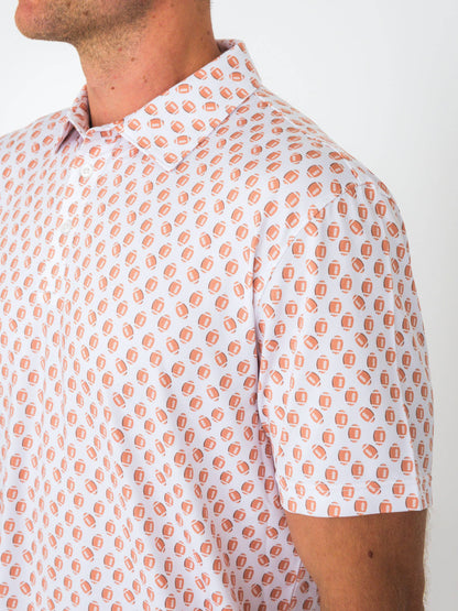 Men's Football Frenzy Short Sleeve Performance Polo