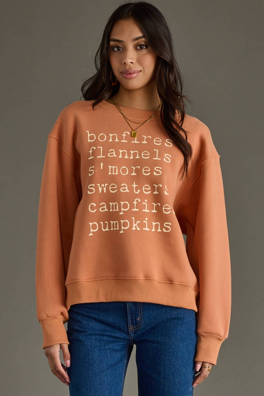 Rust Fall Sweatshirt