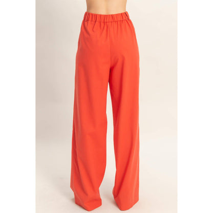Wide Leg Pants With Pockets: TOMATO