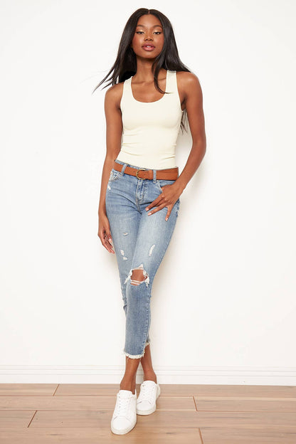 Original Seamless Tank Top: White