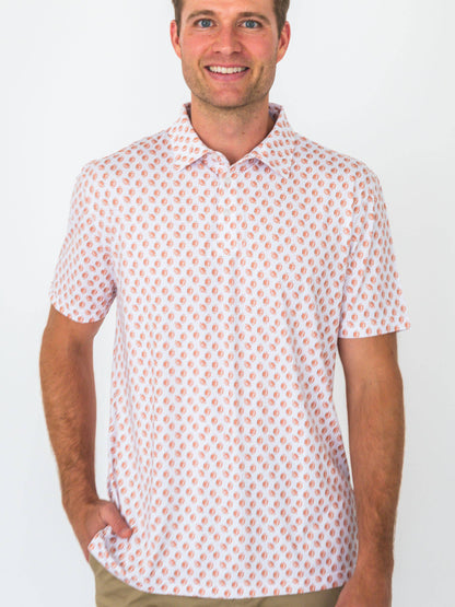 Men's Football Frenzy Short Sleeve Performance Polo