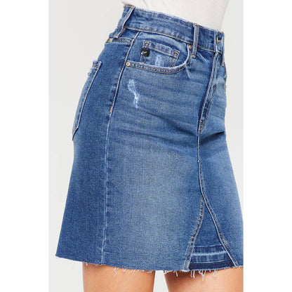 Stretch Denim Skirt
