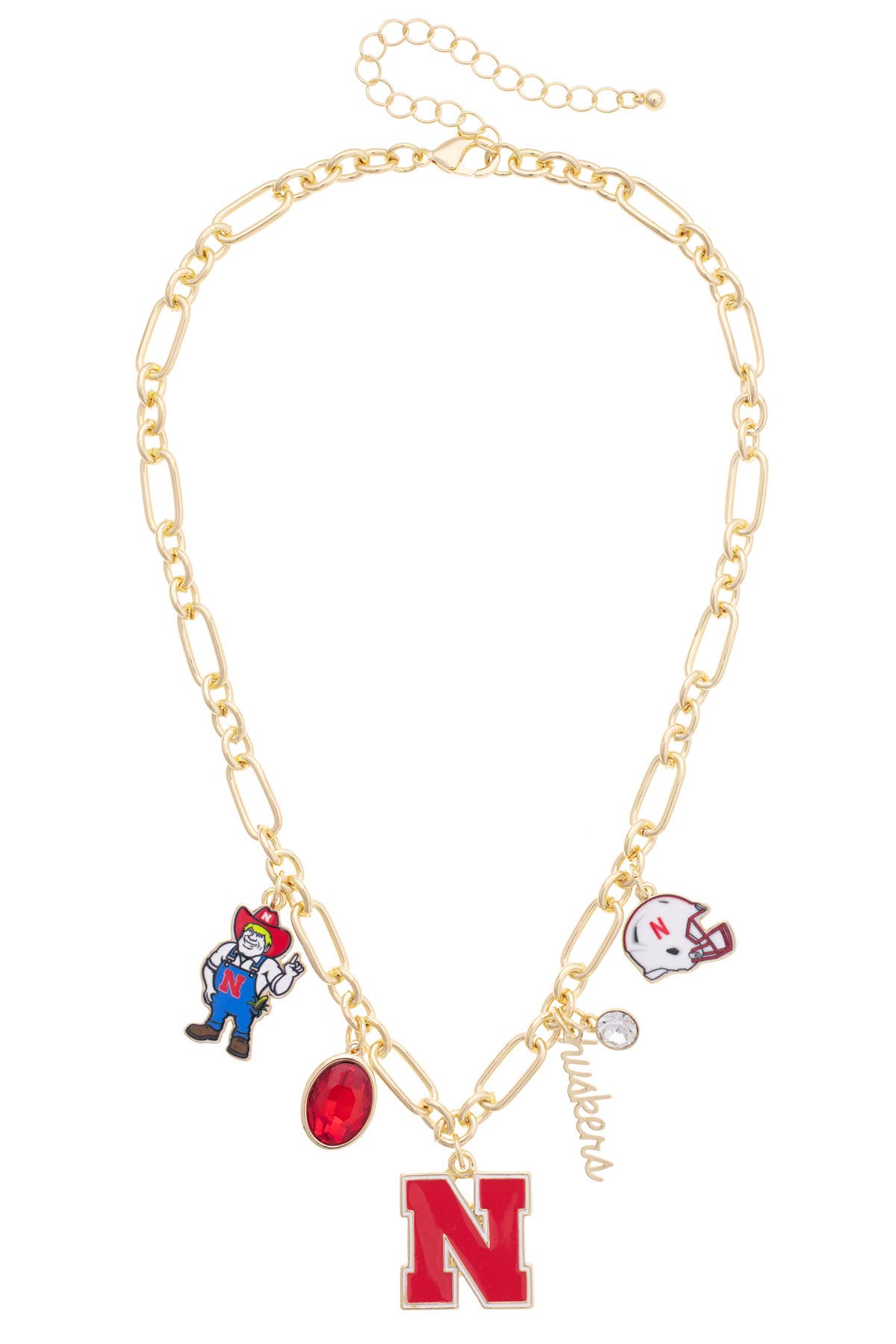Nebraska Huskers Gameday Charm Necklace