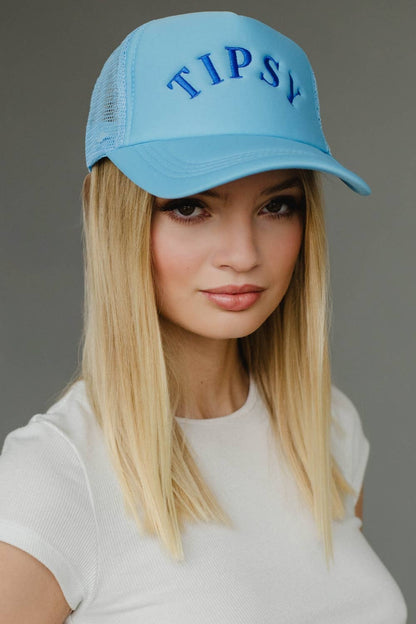 Lt. Blue Tipsy Trucker Hat