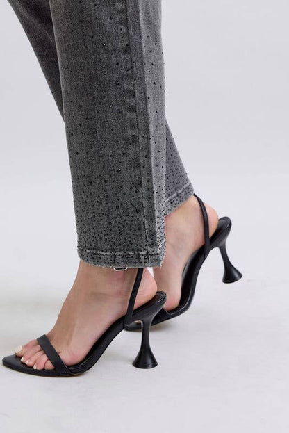 HW Rhinestone Straight (Gray)