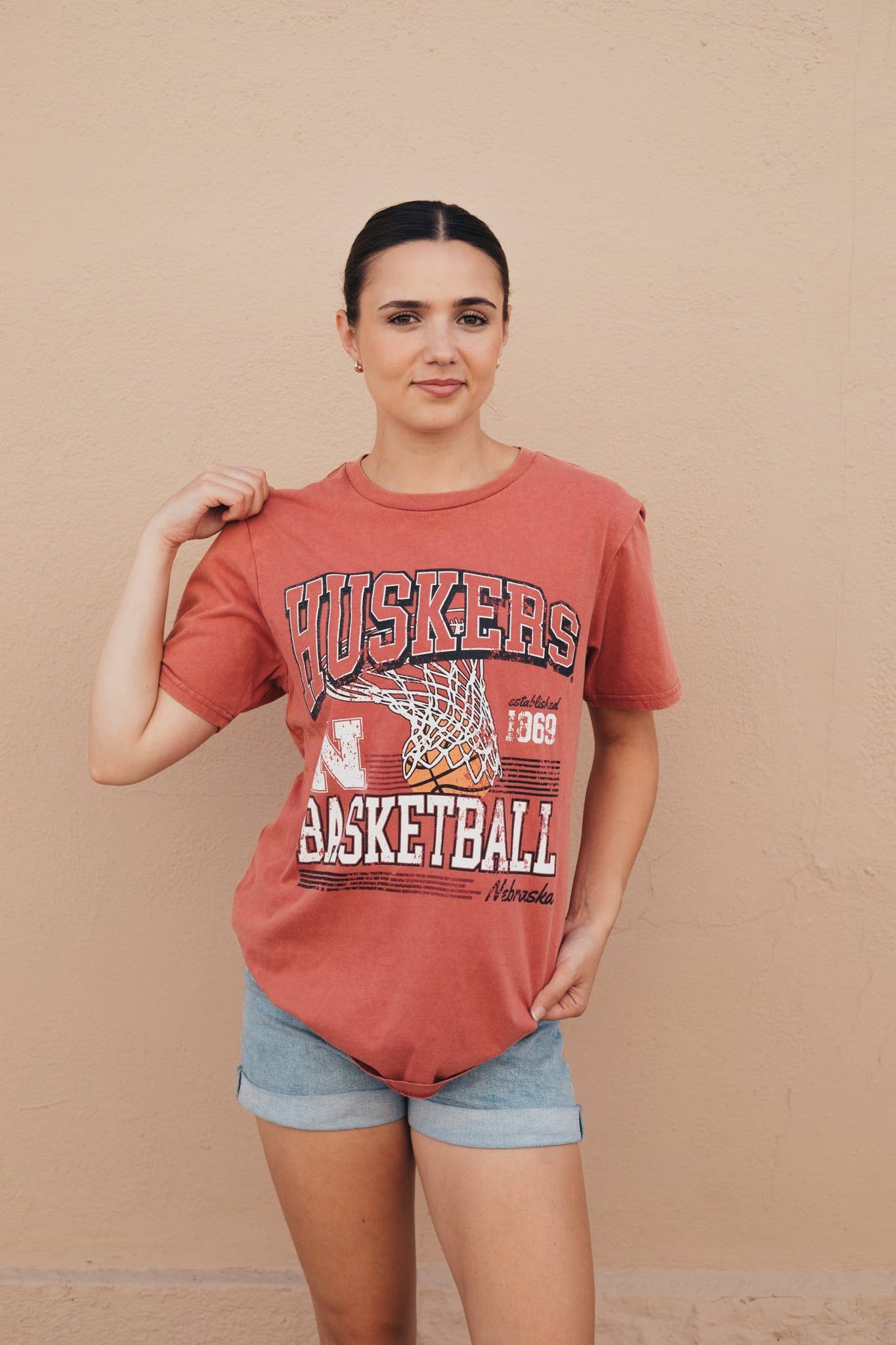 Nebraska Curry Basketball Comfort Tee