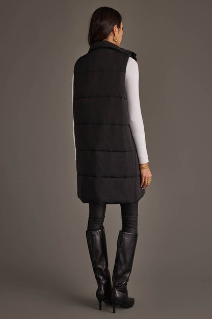 Black Long Vest