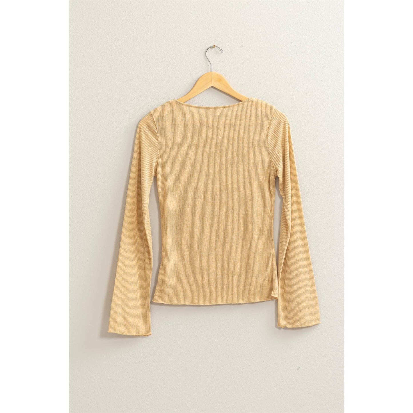 Ribbed Long Sleeve Top