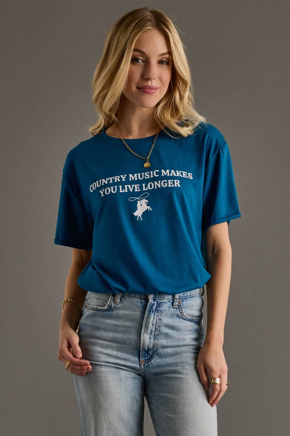 Blue Country Music Tee
