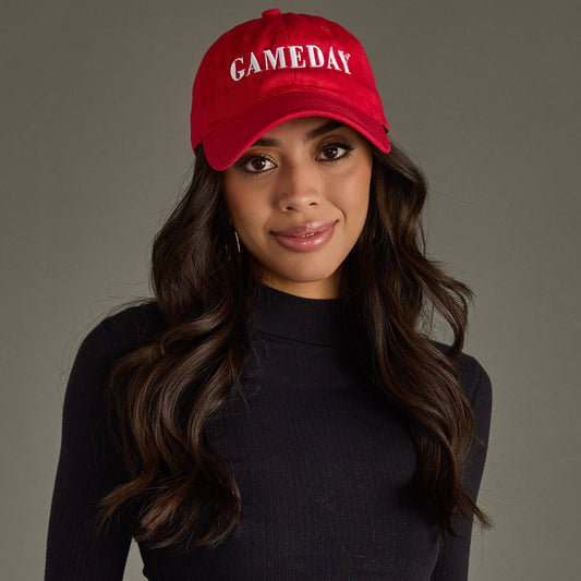 Red Game Day Baseball Hat