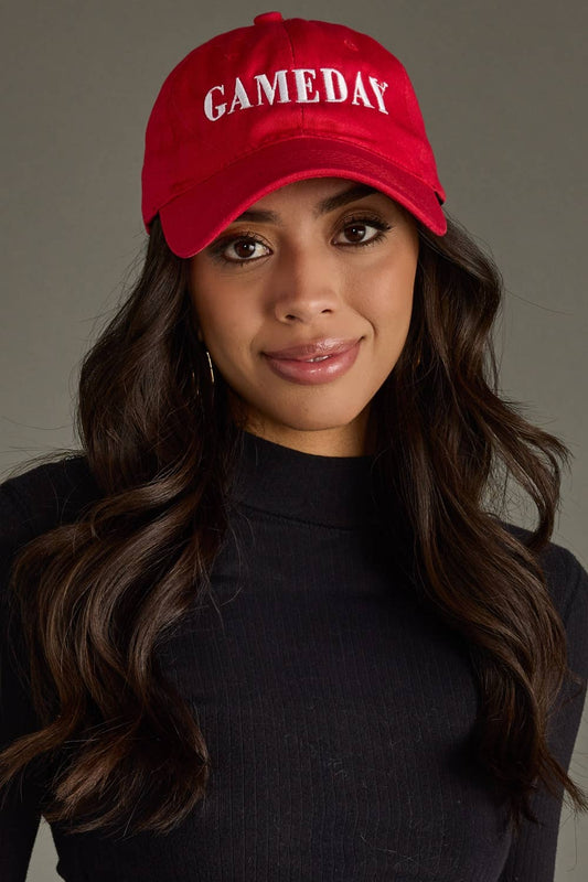 Red Game Day Baseball Hat