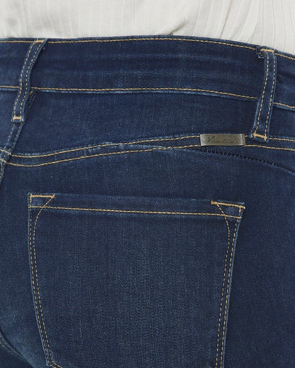 Mid Rise Folded Hem Shorts