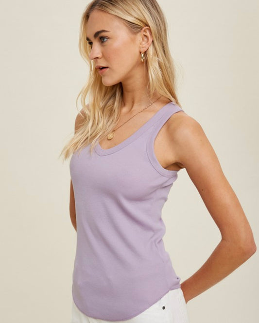 Gesele Ribbed Knit Tank