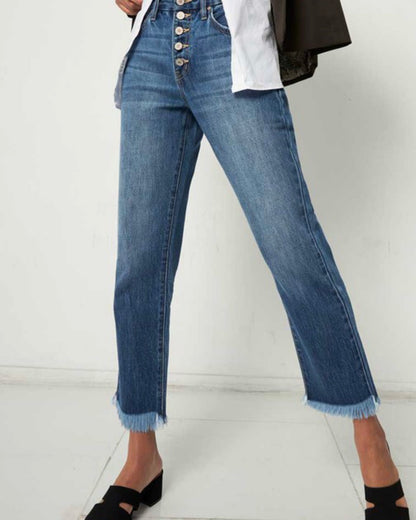 Natural Frey Button Fly